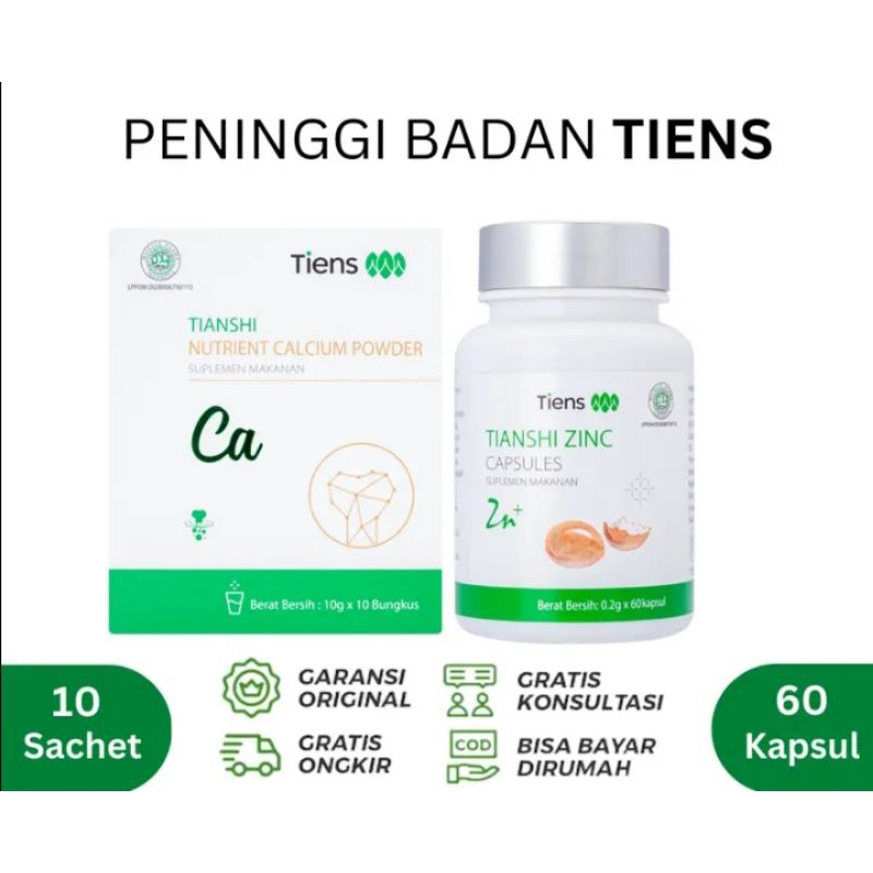 

PAKET PENINGGI BANYAK TIENS AMAN DI KONSUMSI DAN 100% ALAMI