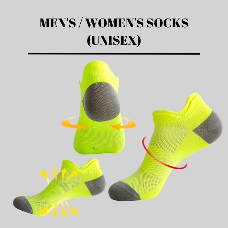 KAOS KAKI OLAHRAGA PRIA WANITA PENDEK SEMATA KAKI DEWASA ANKLE SPORT SOCKS