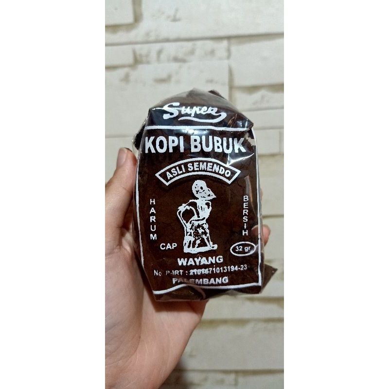 

KOPI BUBUK 60GRAM HITAM ASLI SEMENDO SUMATERA SELATAN