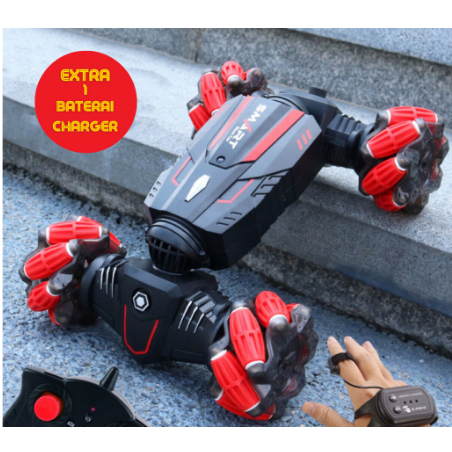 Mainan Mobil Remote Control RC Hand Gesture Sensor Tangan Double Remote Control