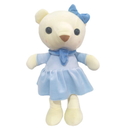 

Teddy Murah Halus - Lembut girl Plush Boneka BLUE Quality Bear SNI High Unik