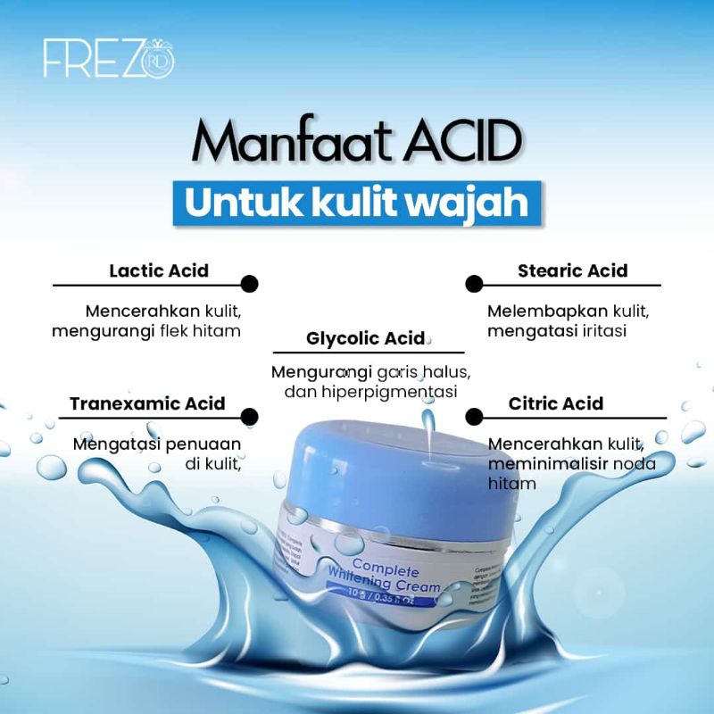 ORIGINAL KRIM PEMUTIH WAJAH FREZO AMPUH 100% BPOM