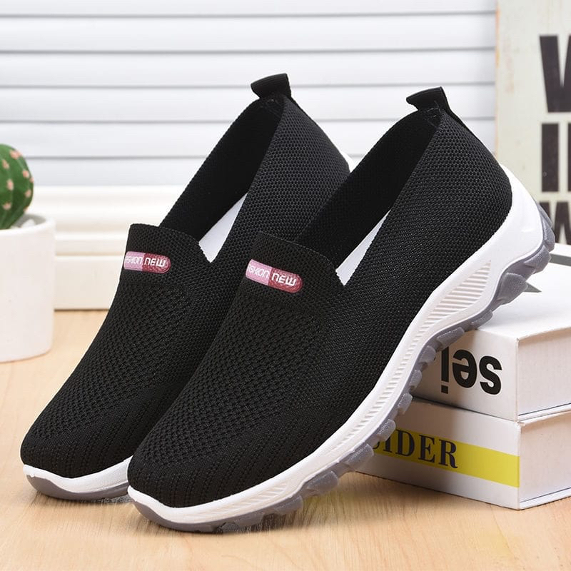 TOPGROSIR LV0109 Sepatu Slip On Wanita Import Sepatu Kerja /Sepatu Kerja Kanvas Lentur