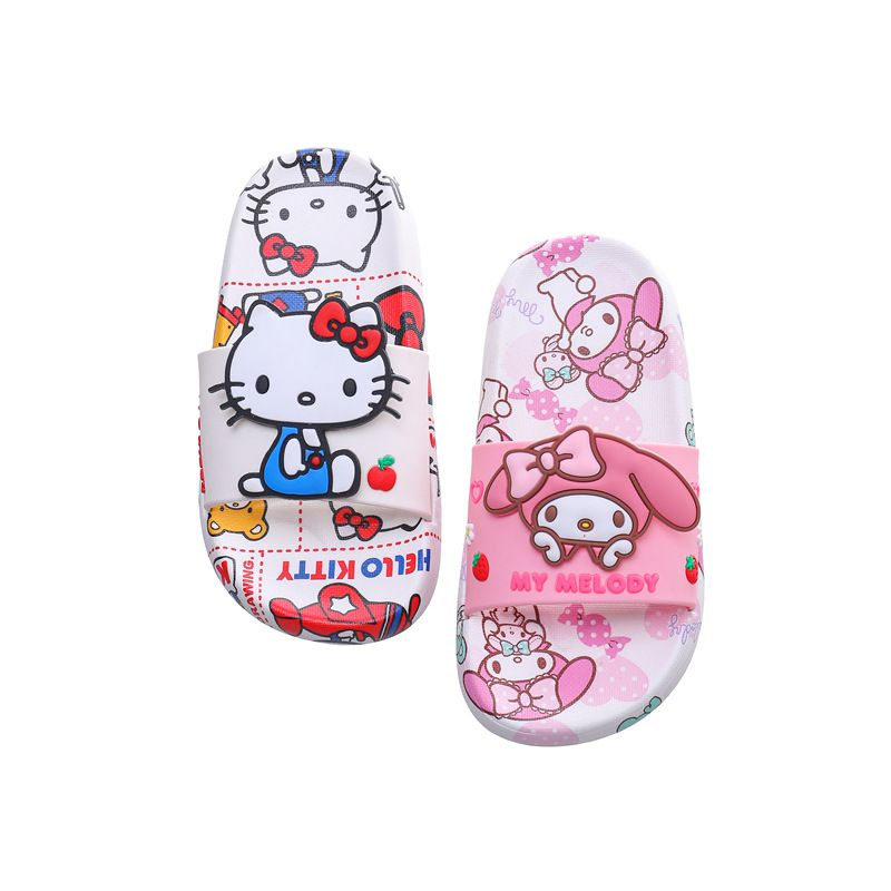 SANDAL SELOP RUMAH KUROMI CINNAMOROLL MELODY HELLO KITTY SEPATU KAMAR SANDAL KARET