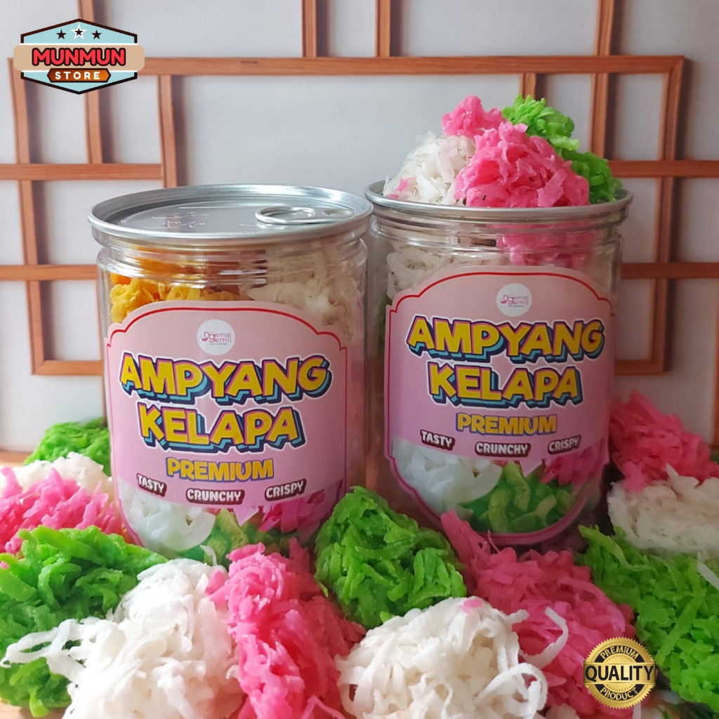 

Pet Can Ampyang Kelapa Kering Arum Manis Kelapa Harum Manis Kualitas Premium