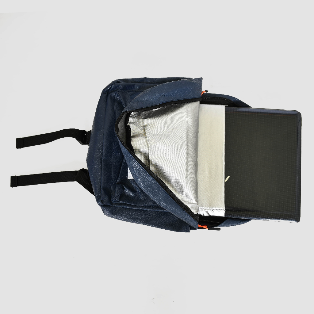 Tas Ransel Backpack Kulit Sintetis PU Pria Wanita Bisa Cod Kuliah Sekolah Kerja - Vaccil Bufo