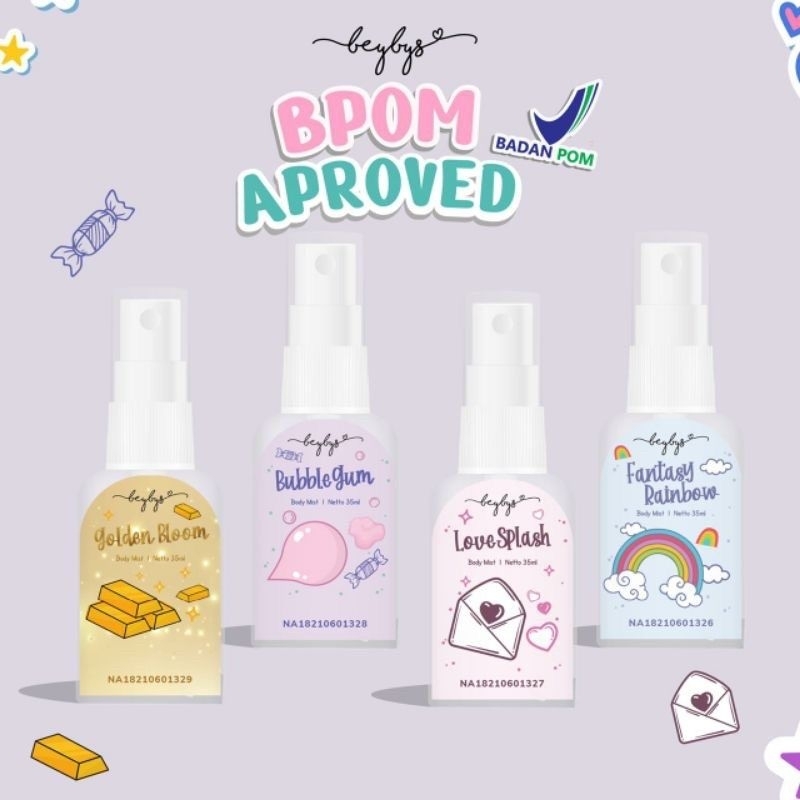 [BPOM] PARFUM BODY MIST BEYBYS 30ML / BODY MIST BY BYEBYS Parfum Wanita Tahan Lama Parfum Cewek Tahan Lama Parfum Viral Parfum Best Seller Minyak Wangi BEYBYS Tahan Lama Minyak Wangi Wanita Minyak Wanita Cewek Minyak wangi tahan lama minyak wangi viral