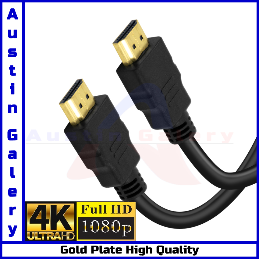 HDMI TO HDMI 4K UltraHD Full HD1080P High Resolution Untuk PC HDTV Laptop