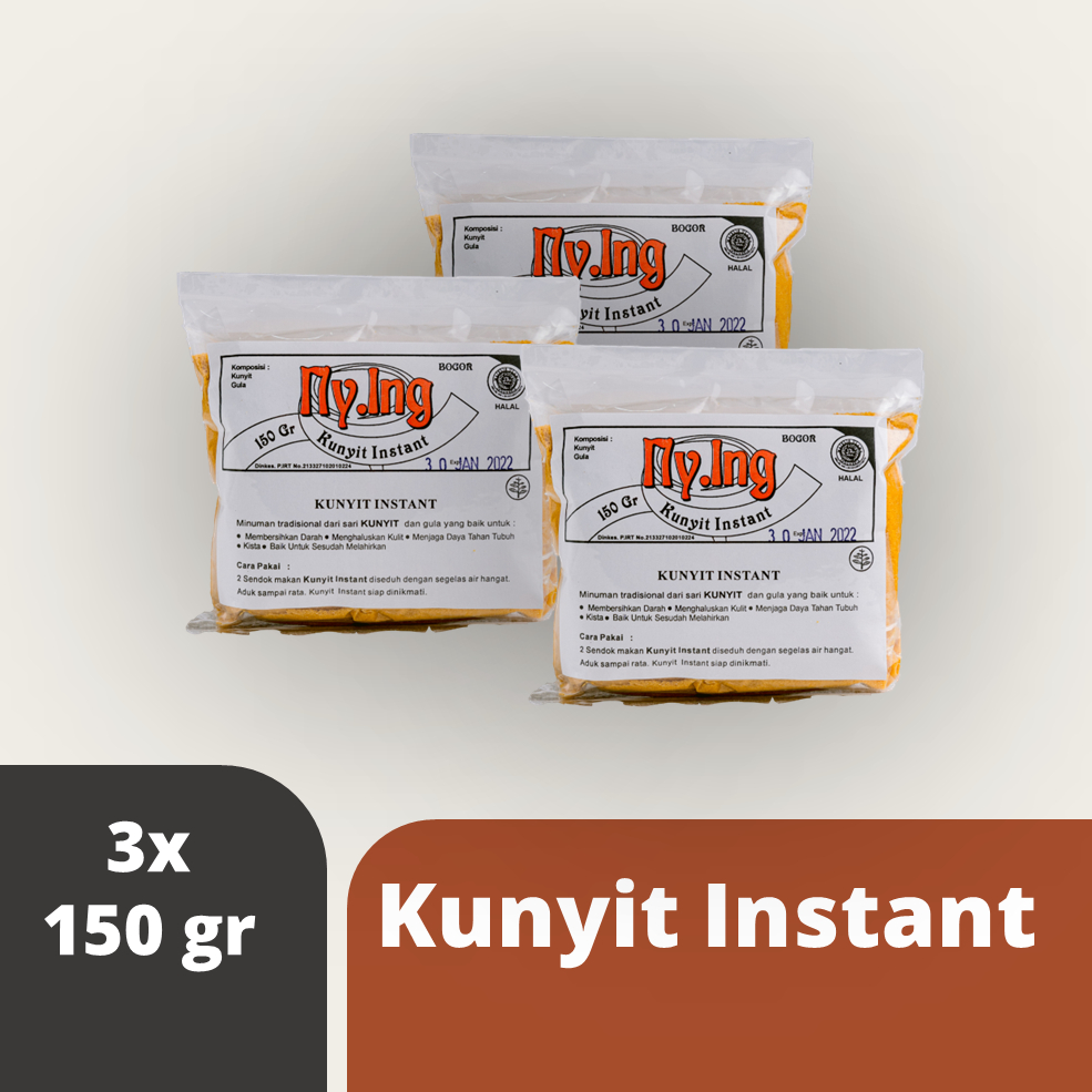 

Jamu Ny. Ing Kunyit Instan / Jamu Serbuk (PAKET 3PCS)