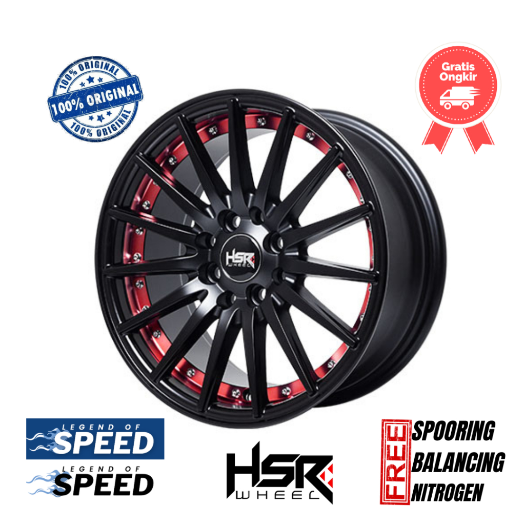 Velg HSR Ring 15 Tsukuba (Mirage,Agya,Brio,Jazz Dll)
