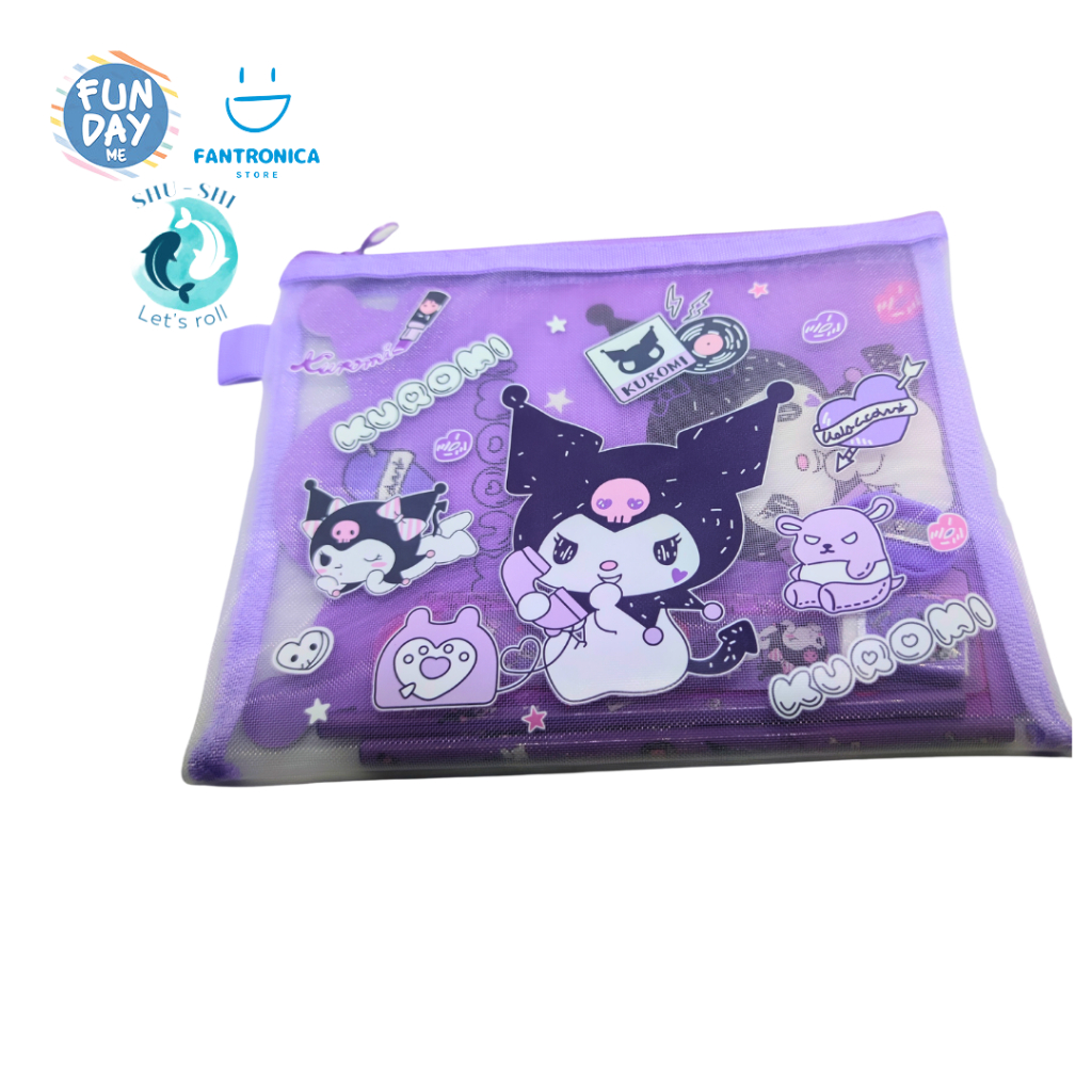 

Set Alat Tulis Sanrio and Friends / Set Alat Tulis Melody Kuromi Cinnamoroll Pom Pom Purin / Set Alat Tulis Lucu set 7 Pieces / Set Alat Tulis Sanrio 7 Items
