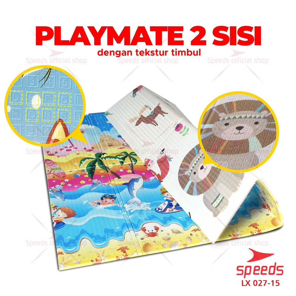 Speeds Matras Xpe Playmat  180 x 200 x 1,5 cm / Karpet Lipat Anak