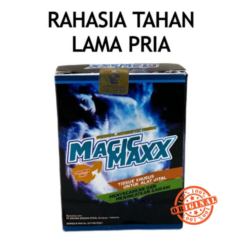 Tissue Tisu Magic Maxx Original 1 Kotak Isi 8 Lembar (privasi aman)