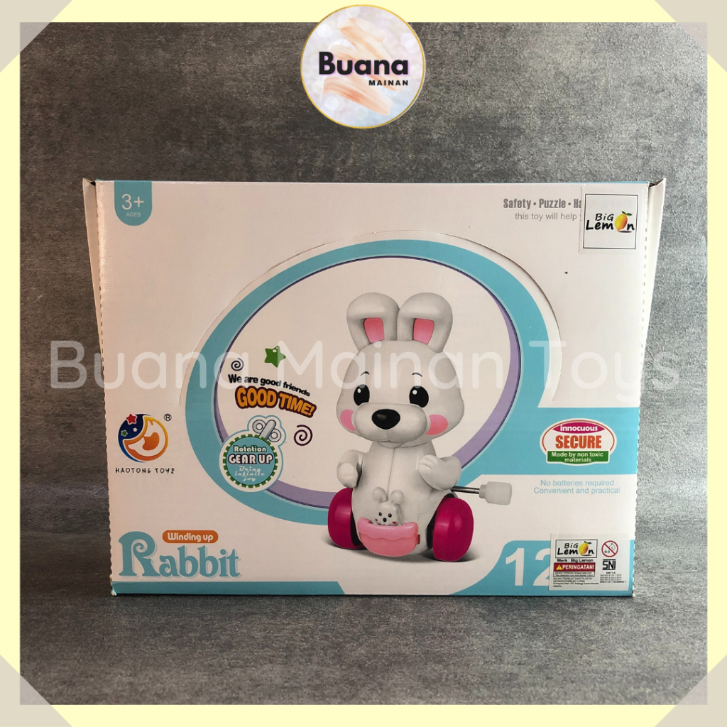 MAINAN KECIL FUNNY CUTE ANIMAL RABBIT ANAK BALITA EDUKASI HEWAN KELINCI LUCU IMUT 6227