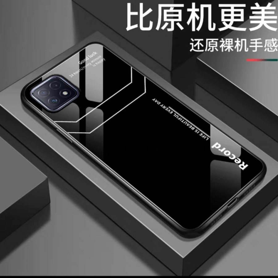 Case Samsung A22 4G / A22 5G casing back cover tempered glass tpu