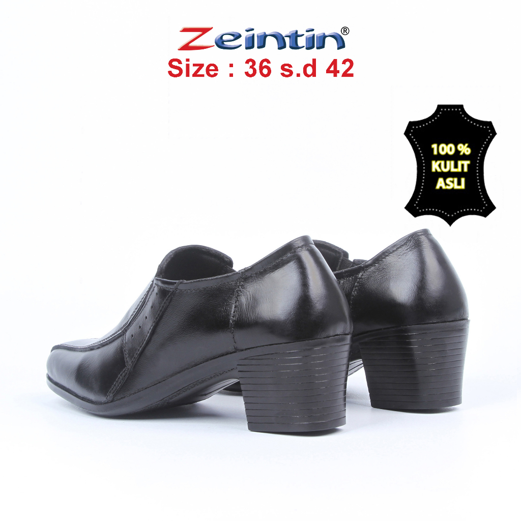 Zeintin - Sepatu Pantofel Wanita Bahan Kulit Asli Sepatu Pantofel Wanita Fashion Wanita Terbaru Original Zeintin BJ