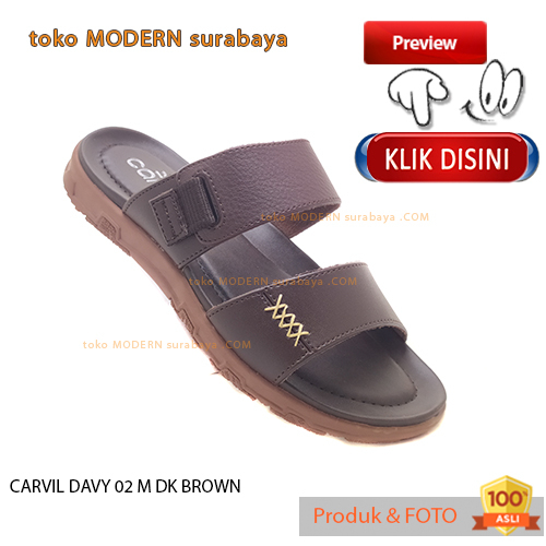 Sandal pria selop sandal casual slide CARVIL DAVY 02 M