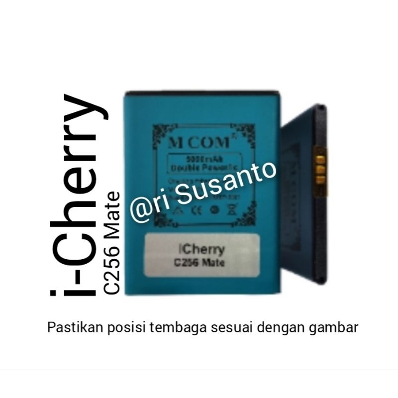 Baterai MCOM for i-Cherry iCherry C256 Mate Double Power 5000mAh batere batre batrai battery