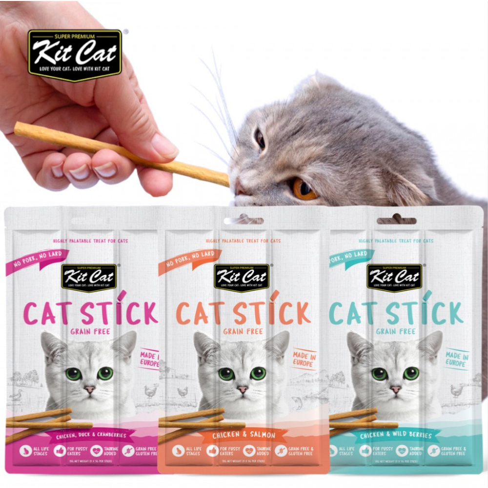 Kit Cat Cat Stick 3x5g (isi 3pack) / Snack kucing