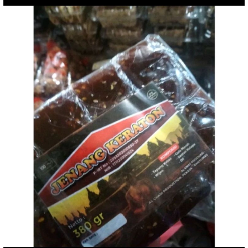 

Jenang keraton 100 gram per bungkus