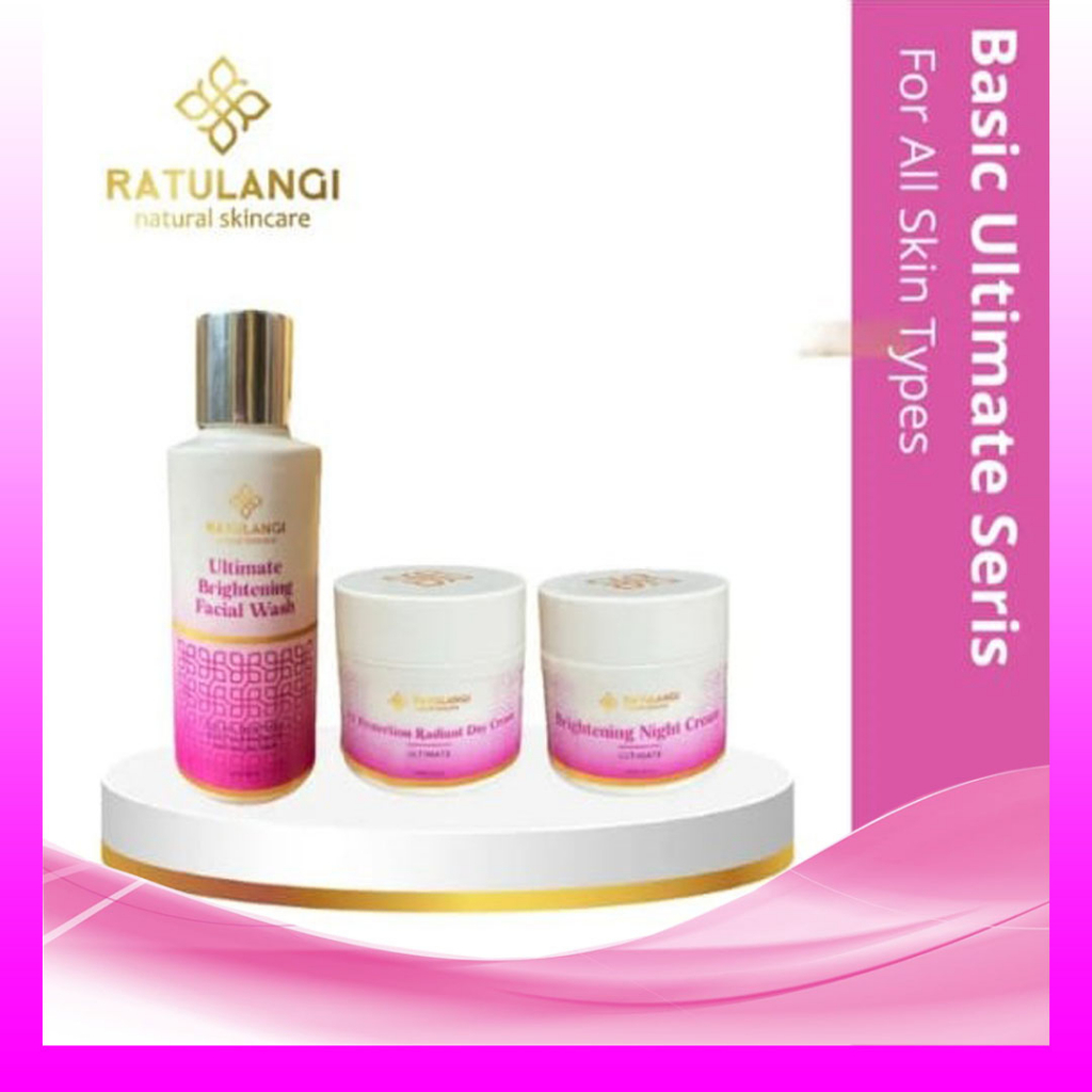Paket Anti Aging Flek BASIC ULTIMATE SERIES Ratulangi Natural Skincare - Skincare Semua Jenis Kulit