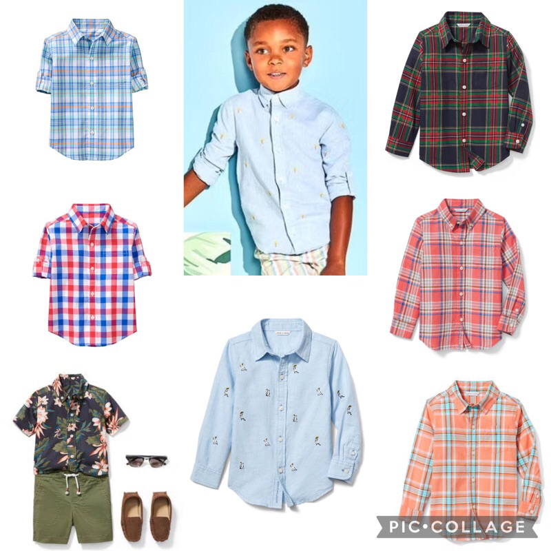 Janie&Jack boys shirts / kemeja anak laki laki / kemeja Jnj / kemeja anak JJ / kemeja janie & jack