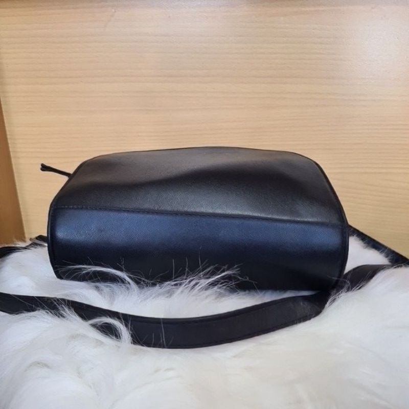 SHOULDER BAG SOP* BLACK