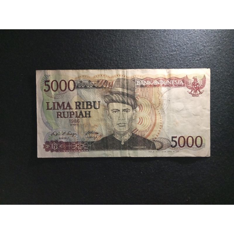 5000 rupiah teuku umar prefik LCT 168301