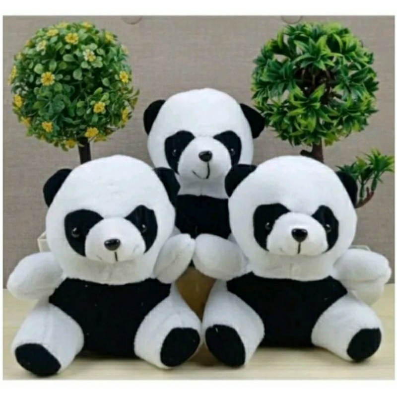boneka panda lucu/ boneka beruang mini