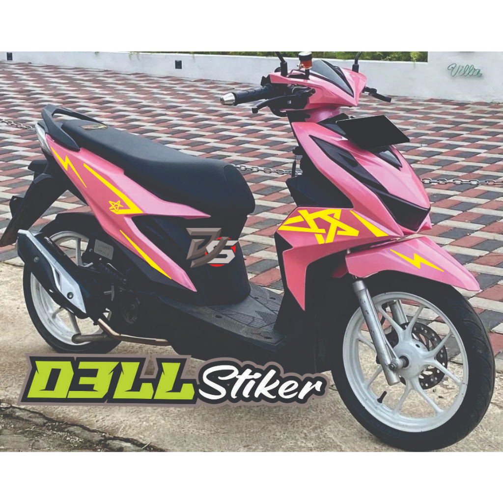 CUTTING STRIPING VARIASI BEAT DELUXE 2019 SAMPAI 2023 STRIPING BEAT NEW STIKER BEAT NEW STRIPING VAR