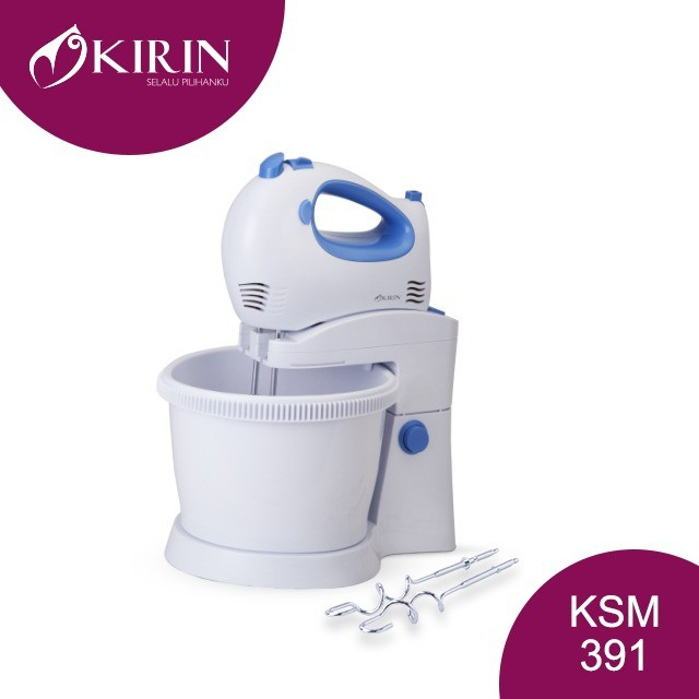 Stand Mixer Kirin KSM 391 Mixer Duduk Berdiri KSM391 Pengaduk Adonan Kue Bolu KSM-391 Mixer Bowl