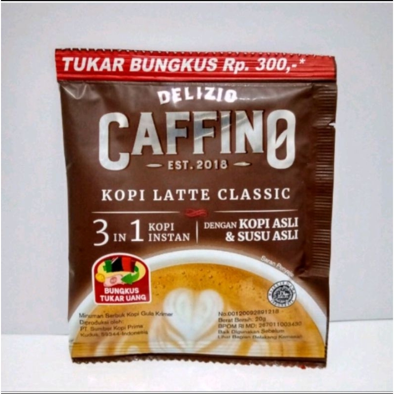 CAFFINO CAPPUCINO KOPI LATTE BOLD SUSU INSTAN 3 in 1