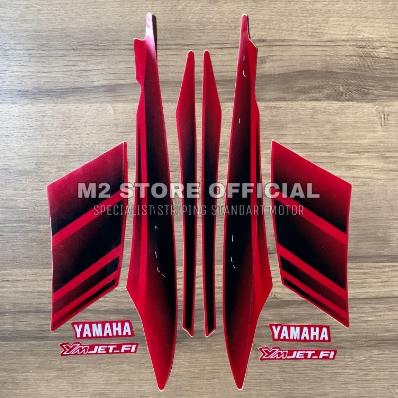 striping stripping Yamaha soul gt GT 2012 merah sticker stiker body lis polet SOUL Gt standar berkua
