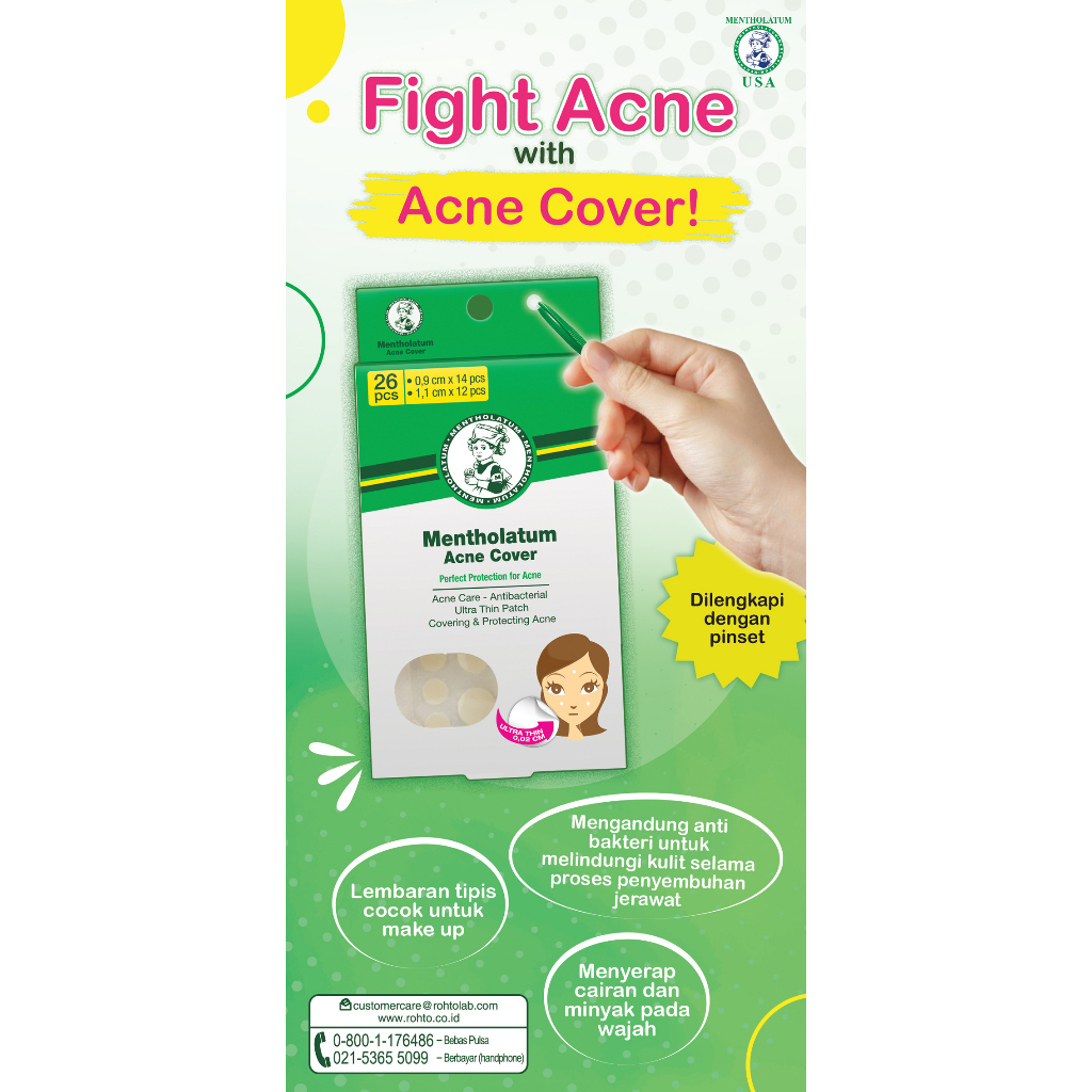 Acnes Mentholatum Acne Cover Patch 26pcs