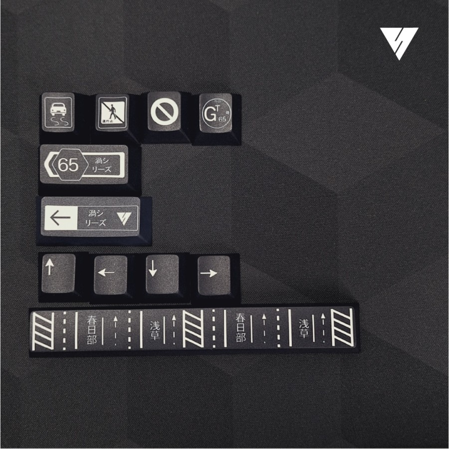 VortexSeries GT65 / GT-65 Japan Sign Road Series Wireless Mechanical Gaming Keyboard