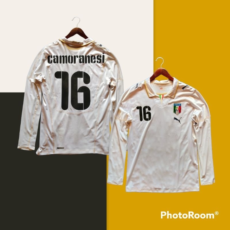 Jersey Bola Original Player Issue Italy Away 2008