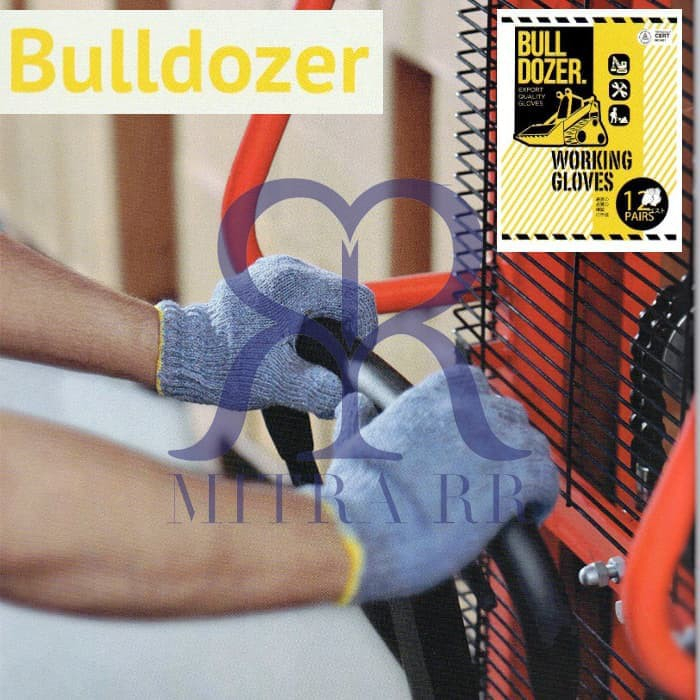 Sarung Tangan Kerja Benang BulldozeR | Sarung Tangan Rajut Eceran Grosir