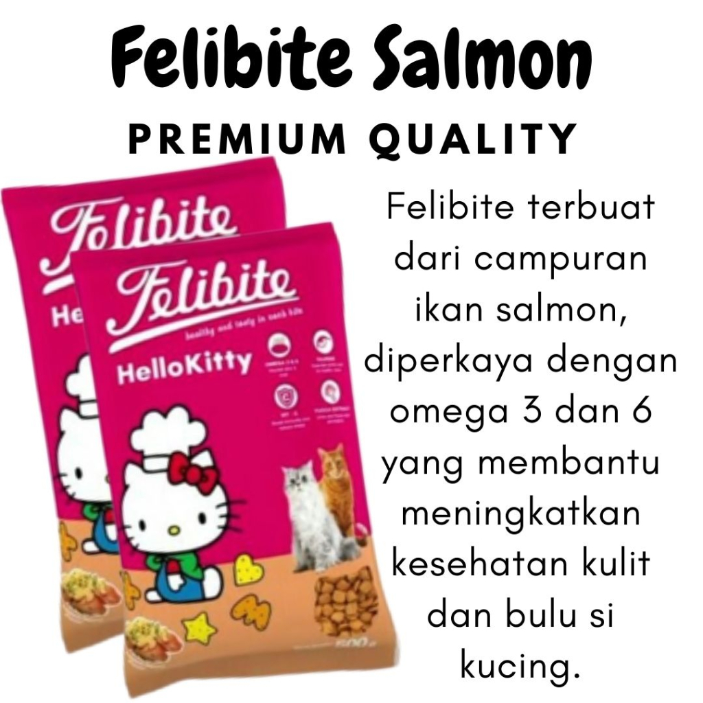 Makanan Kucing Felibite Salmon Mentai Pakan Kucing Kering Dry Cat Food FEZONE