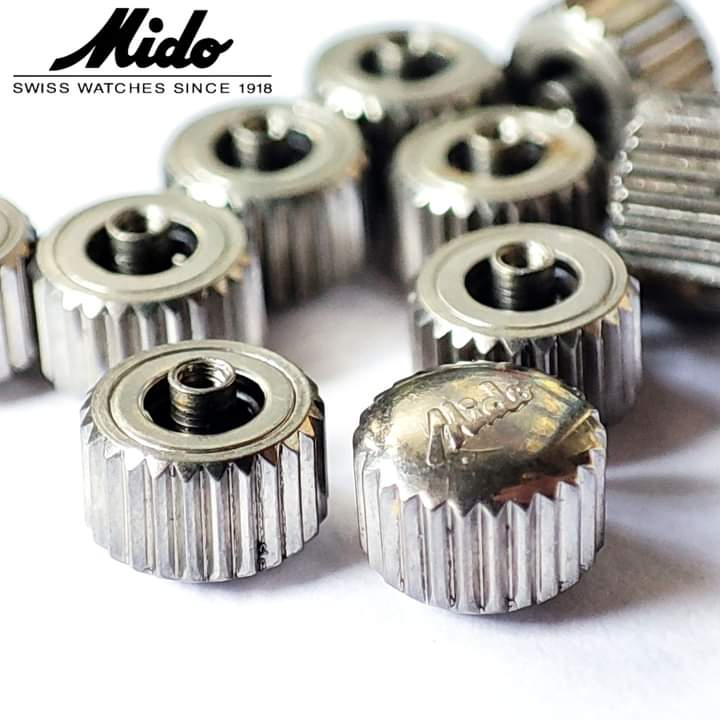KNOP KENOP PUTARAN JAM TANGAN MIDO 4.5MM CROWN MIDO MULTIFORT