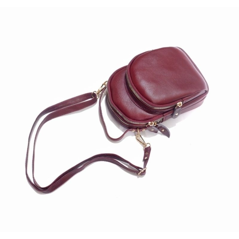 tas kulit minion selempang series