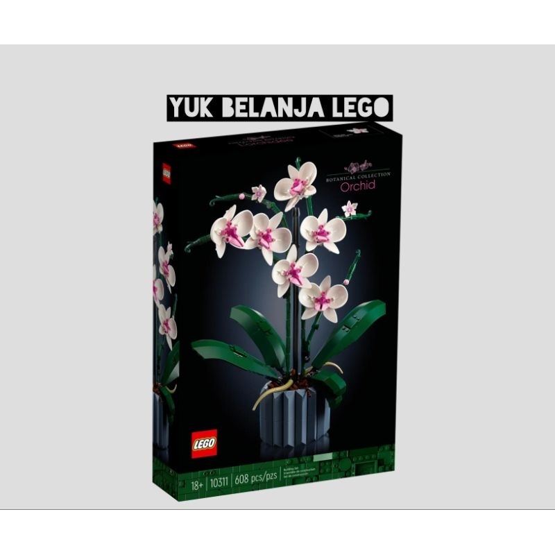 LEGO Icons 10311 Orchid Plant Decor (608 pieces)