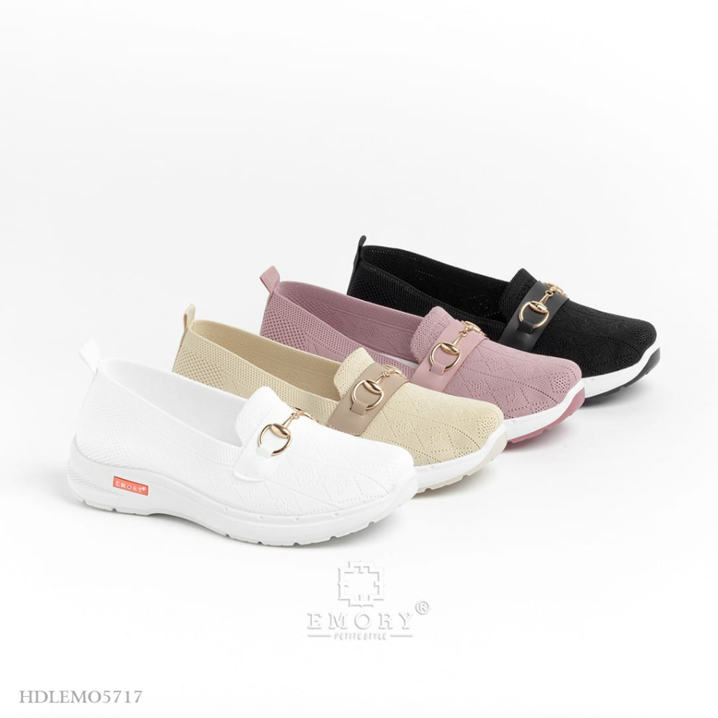 SEPATU WANITA EMORYSTYLE  Flexknit Flats SLIP ON HDLEMO 5717 MB