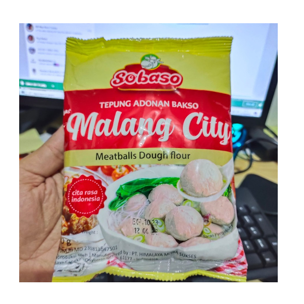 

Tepung Bakso Malang City Sobaso 250gr