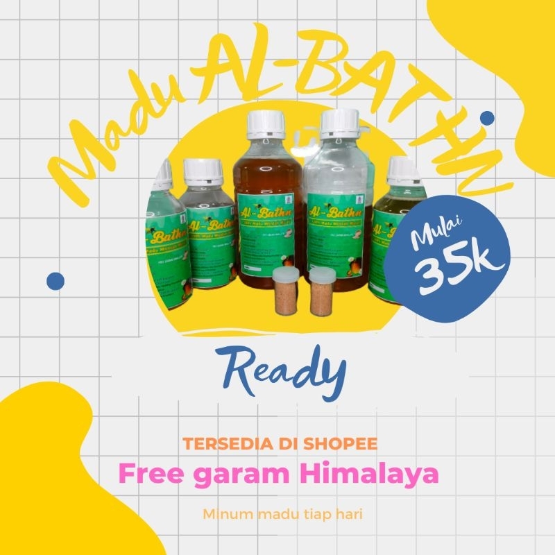 

MADU MENTAH AL BATHN UKURAN 600 GR