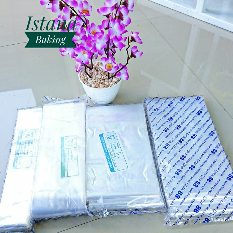 Istana Baking Plastik Roll Plastik Bening Aneka Ukuran 100M Tebal