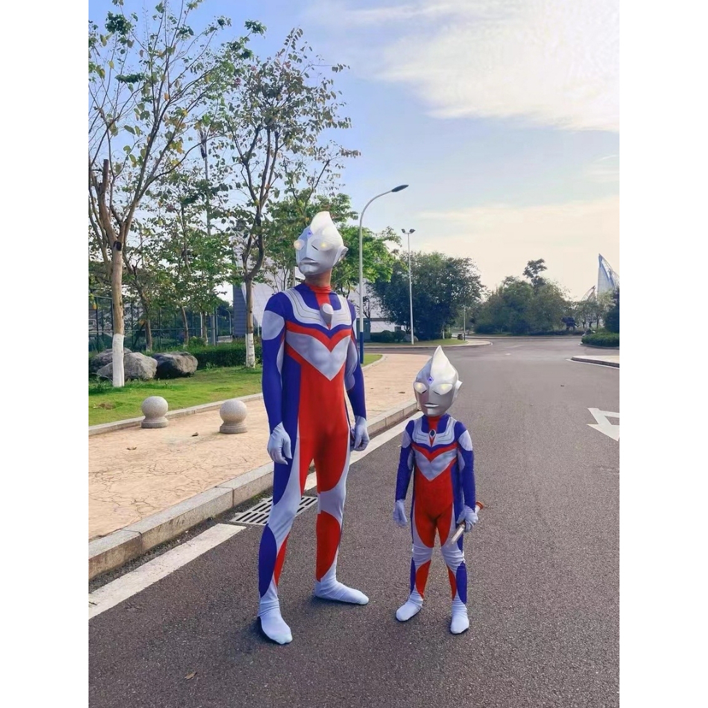 Dewasa Anak -anak Mainan Kostum Ultraman Digacero Pakaian Kostum Anak -anak Kostum Dewasa Halloween Kostum Cosplay