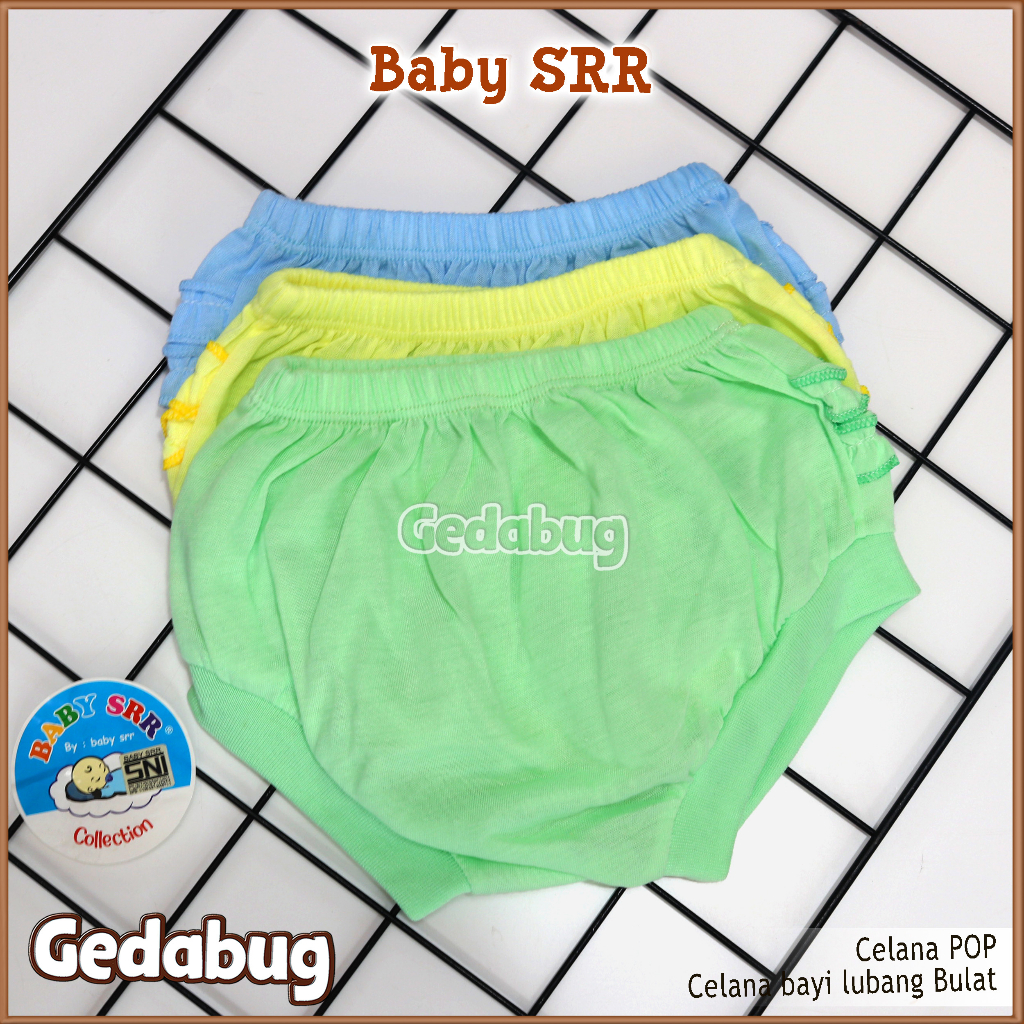 3 Pcs Celana POP Baby SRR Rampel | Celana baby New Born | Gedabug