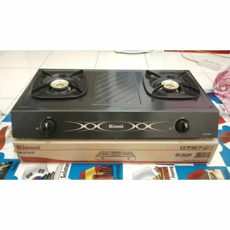 Kompor Gas Rinnai 2 Tungku RI - 512 CF