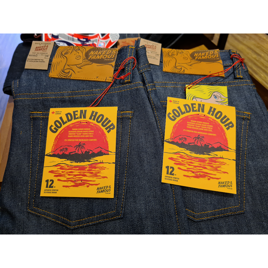 Naked & Famous Denim - Weird Guy Golden Hour Stretch Selvedge