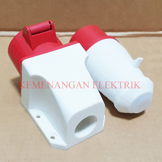 FORT SURFACE SOCKET MOUNTING + PLUG 5 PIN 3 PHASE 16A SET WATERPROOF